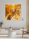 Buddha wall art, modern painting, Yoga wall decor, Zen wall art, Buddha handmade item, Buddha Painting on canvas original acrylic