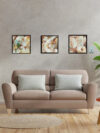 Eternal Bliss Ganesha Painting Original 3 Pieces Blessed Yoga Wall Decor Figurative Art Indian Paintings Ganpati Wall Art Abstract Painting