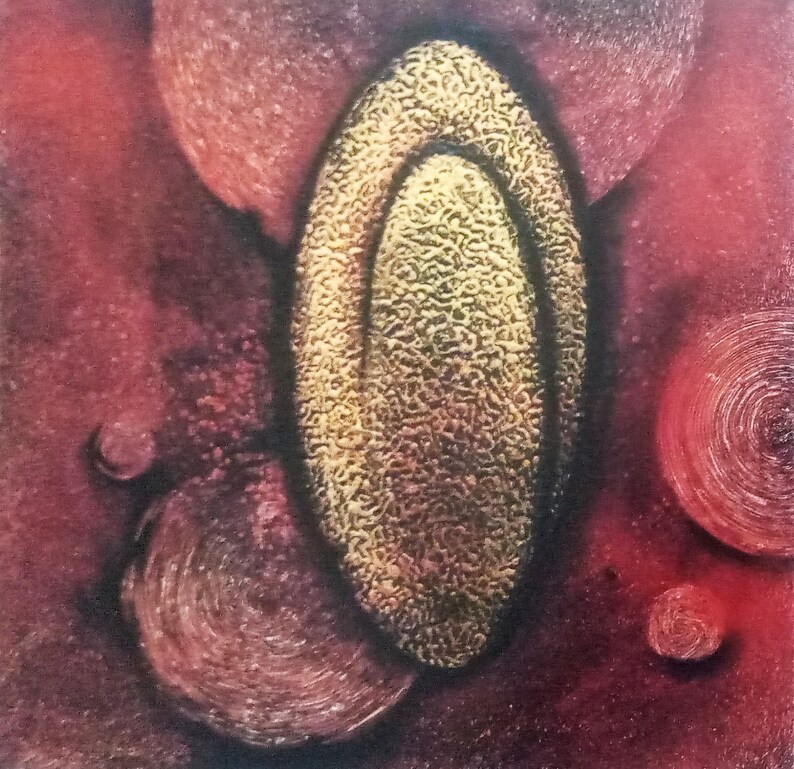 Ganesha Abstract Acrylic Painting on Canvas, Contemporary art,Modern Ganesha Painting Abstract Indian Art,Texture Painting,Elephant Painting