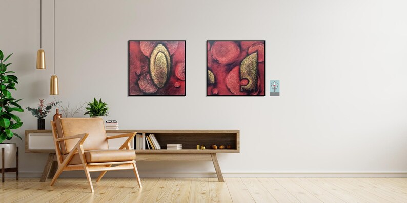 Ganesha Abstract Acrylic Painting on Canvas, Contemporary art,Modern Ganesha Painting Abstract Indian Art,Texture Painting,Elephant Painting