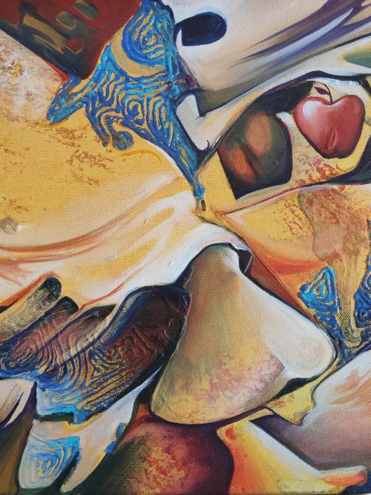 Creator - Sarjak Acrylic on canvas