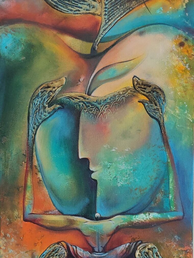 Dedication  Acrylic on canvas
