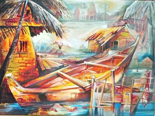 Destination of Peace  Acrylic on canvas