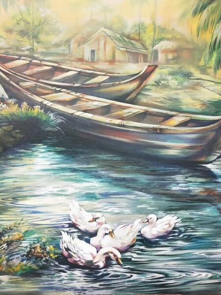 Peace of nature  Acrylic on canvas