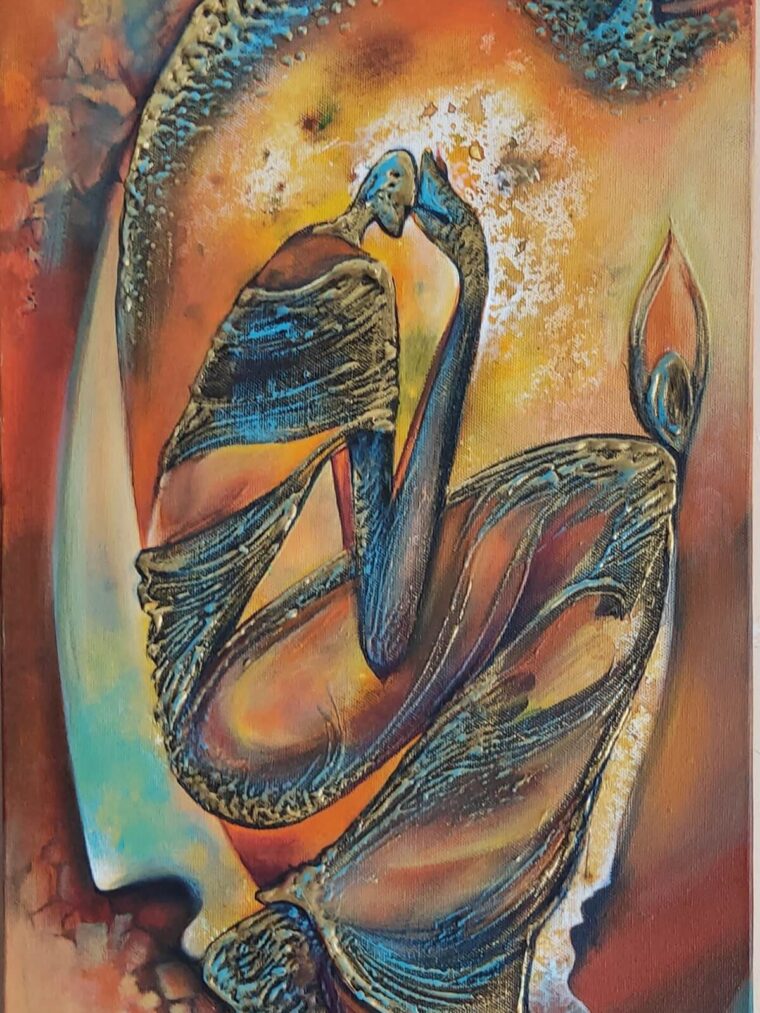 Ubiquitous  Acrylic on canvas