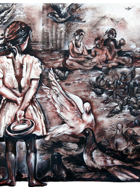 With Ethics  Acrylic on canvas